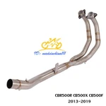 Slip-on 51MM Exhaust Header Pipe For Honda CBR500R CB500X CB500F Front Link Tube. Fixed Price $127.48.