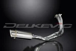 Delkevic 2-1 Stainless Exhaust System 8" Muffler Kawasaki Ninja 650 2017-2024. Fixed Price $449.99.