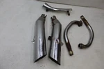 1984 Honda VF500C Magna (#249) Exhaust Muffler W/ Headers And Cover. Fixed Price $59.36.