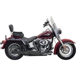 Bassani Black Short Road Rage Ii Mega Power 2:1 Exhaust For 86-17 Softail. Fixed Price $1040.55.