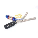 Slip For Kawasaki Ninja ZX10R 2008-2020 Exhaust Mid Link Pipe Black Muffler Tips. Fixed Price $101.25.