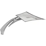 Harddrive Scorpion Mirror With Tribal Raised Stem Chrome M60-6293TR. Fixed Price $83.07.