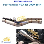 Motorcycle Exhaust Connector Link Middle Pipe For Yamaha Yzf R1 2009-2014. Fixed Price $55.62.