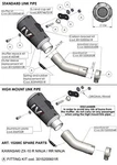 Exhaust Pipe Spare Part Set Leovince S1155 System Connection. Fixed Price $176.21.