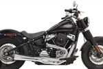 Bassani Chrome 2INTO1 Harley M8 18-21 Softail Fatbob Slim Exhaust Road Rage. Fixed Price $855.00.