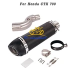 For Honda Ctx 700 Exhaust Mid Link Pipe Slip 51MM Muffler Tips Carbon Fiber. Fixed Price $106.51.