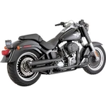 Vance And Hines Twin Slash 3" Slip-on Mufflers Black For Harley-davidson 46844. Fixed Price $549.95.