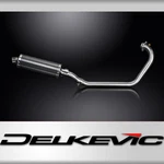 Triumph Scrambler 400X 2023-2026 Delkevic Full Exhaust 14 Inch Carbon Muffler. Fixed Price $379.99.