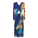 Excellent Pleats Please Two-piece Cardigan Skirt PP61-JO506/PP61-JG503. Fixed Price $1107.00.