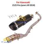 For Kawasaki Z125 Pro Exhaust Full System Muffler Silencer Slip Front Pipe. Fixed Price $113.60.