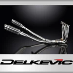 Kawasaki ZX-14 Ninja 2006-2007 Complete Exhaust 4-2 8" Round Carbon Mufflers. Fixed Price $765.99.