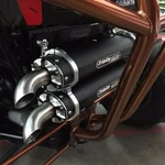 14-2023 Polaris Rzr XP1000 Trinity Full Exhaust System Dual Black TR-4119D-BK. Fixed Price $932.30.