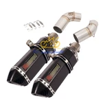 For Ducati Monster 696 695 795 796 1100 Exhaust Mid Link Pipe + Muffler Baffles. Fixed Price $149.73.