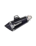 Akrapovic Nut Black Sport Silencer Universal Fit Motorcycle Exhaust Muffler Pipe. Fixed Price $99.40.