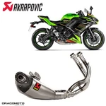Full Exhaust Kawasaki Ninja 650 2017-2019 Akrapovic S-K6R12-HEGEHT. Fixed Price $1427.03.