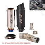 450SS 2022-2026 For Cf-moto 450SR 450NK 2022-26 Slip On Muffler Mid Exhaust Pipe. Fixed Price $96.27.