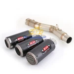 For Yamaha Yzf R1 09-14 Motorcycle Muffler Carbon Fiber Slip-on Exhaust Mid Pipe. Fixed Price $117.67.