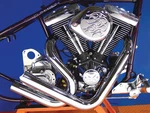 V-twin Chrome Radii Stack Exhaust Pipes For 84-06 Harley Softail Fxst Flst. Fixed Price $253.26.