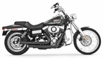 Black Dual Pipes By Freedom Performance Exhaust HD00420 Harley Fxd Dyna 2006-17. Fixed Price $559.99.