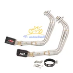 Slip Front Link Pipe Exhaust 51MM Mufflers For Yamaha Yzf R7 MT-07 2014-2024. Fixed Price $191.72.