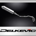 Delkevic Full Exhaust With 13 Inch Trioval Stainless Muffler For KLX230S. Fixed Price $359.99.