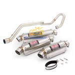 Exhaust System Front Link Pipe Slip-on Muffler Tips For Suzuki DRZ400 2000-2024. Fixed Price $188.87.