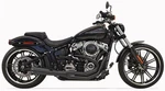 Bassani Road Rage Exhaust W/short Megaphone Black Harley Softail Flsb/flsl/fxfb. Fixed Price $989.95.