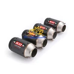 Universal 60.5MM Exhaust Tips Pipe Motorcycle Tail Muffler Escape Carbon Fiber. Fixed Price $62.42.