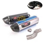 Exhaust Tips Muffler 420MM Slip Mid Link Pipe System Escape For Honda Ctx 700. Fixed Price $119.30.