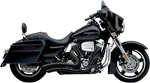 Cobra Speedster Short Swept Exhaust System - Black Motorcycle Street Bike 6231B. Fixed Price $964.76.