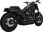 Vance & Hines Black Shortshots Staggered Exhaust Harley Softail 2018-UP M8 47333. Fixed Price $1099.95.