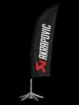 Akrapovic Self-standing Flag Set. Fixed Price $448.71.