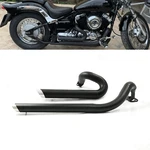 For Yamaha XVS650 Dragstar 400 Shortshots Staggered Exhaust Pipes. Fixed Price $159.99.