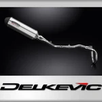 Delkevic Full Exhaust With 13.5 Inch Xoval Brushed Stainless Muffler For KLX230S. Fixed Price $389.99.