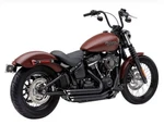 Cobra Speedster Slashdown Black 18-24 M8 Harley Softail Exhaust 6854B. Fixed Price $650.00.