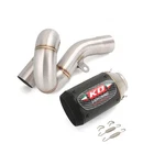 For Kawasaki Ninja ZX6R ZX636 2009-2023 Exhaust Mid Link Pipe Muffler Silencer. Fixed Price $102.89.