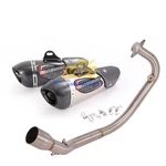 For Cf-moto ST125 Full System Header Link Pipe Exhaust Mufflers Tip Slip On 51MM. Fixed Price $175.63.