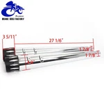 Chrome 4" Megaphone Mufflers Exhaust Pipe For Harley Touring Road King 1995-2016. Fixed Price $142.49.