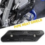 Black Exhaust Tip Tube Mid Link Pipe Heat Shield Protector Cover Heel Guard. Fixed Price $12.99.