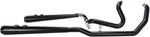 Bassani Stepped Down Under True Duals With Megaphone Mufflers Black #1F66RB. Fixed Price $1319.95.