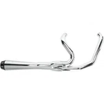 Bassani Chrome Road Rage 2 Into 1 Short Exhaust Harley Fxr 84-00 W/ Pegs. Fixed Price $969.95.