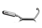 Triumph Scrambler 400X 2023-2026 Delkevic Full Exhaust 13 Inch Brushed Muffler. Fixed Price $389.99.