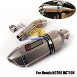 For Honda NC700 NC750X Motorcycle Exhaust Link Pipe Slip Muffler Silencer Tip. Fixed Price $93.25.