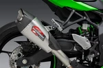Yoshimura Slip On AT2 Exhaust Stainless 14720BP520 For 23-25 Kawasaki ZX-4RR. Fixed Price $689.00.