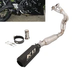 Z 650 For Kawasaki Ninja 2023-2025 Exhaust Header Pipe Black Muffler System. Fixed Price $209.09.
