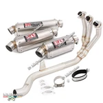 Slip For Triumph Tiger Trident 660 Full Exhaust System Header Pipe Muffler Tips. Fixed Price $275.26.