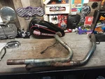 Harley Touring 09 Street Glide Used Header Pipe Front And Rear O2 Sensors. Fixed Price $74.99.