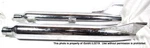 Set 2 Harley Davidson Exhaust System Mufflers Pipes W/ Fins 65655-00 65679-00. Fixed Price $225.00.