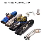 For Honda NC700 NC750X Exhaust Muffler Pipe Silencer Tips Slip Mid Link Tube. Fixed Price $80.00.