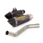 Slip-on Exhaust Mid Link Pipe Mufflers For Kawasaki Ninja ZX6R ZX636 2009-2023. Fixed Price $117.63.